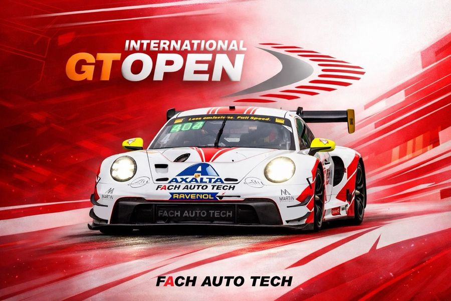 Stalwart Porsche team Fach Auto Tech joins the 2026 GT Open with two cars 