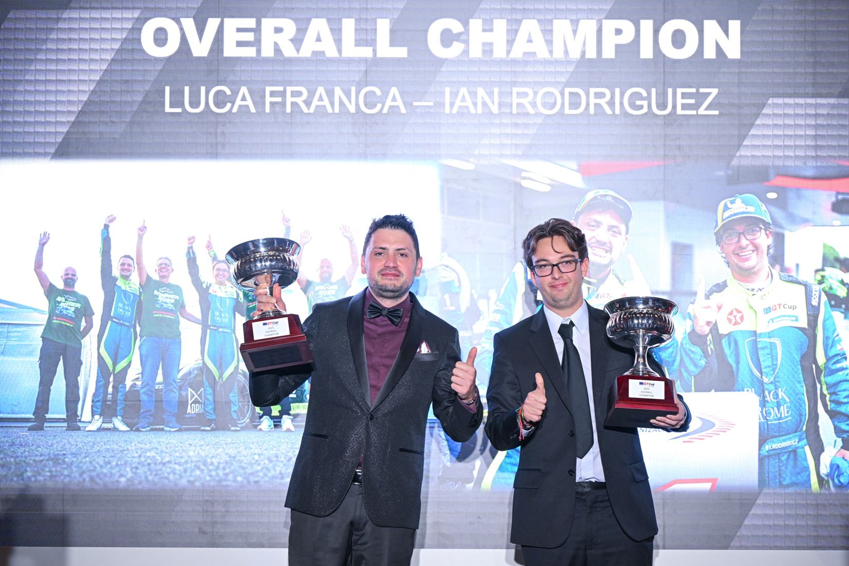 The 2025 GT Cup Europe Champions celebrated in style at the Awards night in Madrid