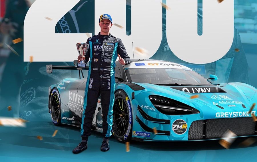 Zac Meakin, the 200th driver to win a GT Open race